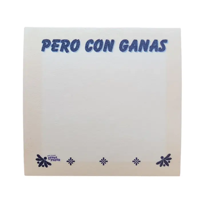 Pero Con Ganas Post-It Notes