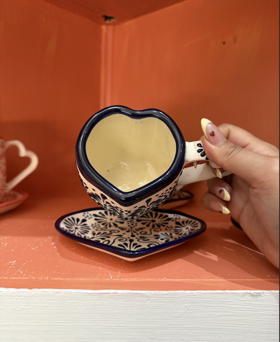 Heart Taza w\ Plate - Image 2