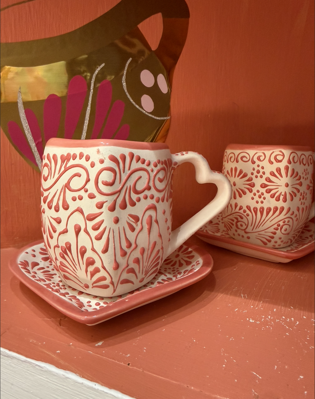 Heart Taza w\ Plate - Image 3
