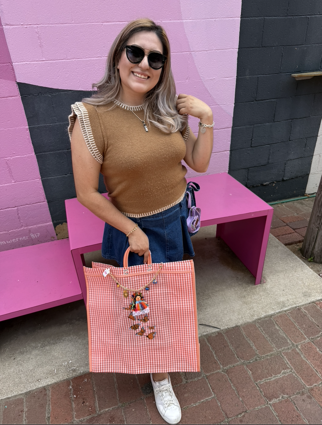 X-Large Embroidered Mercado Bag