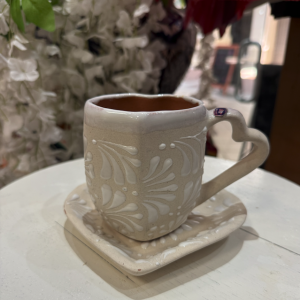 Cielito Lindo Corazon Taza y Plato