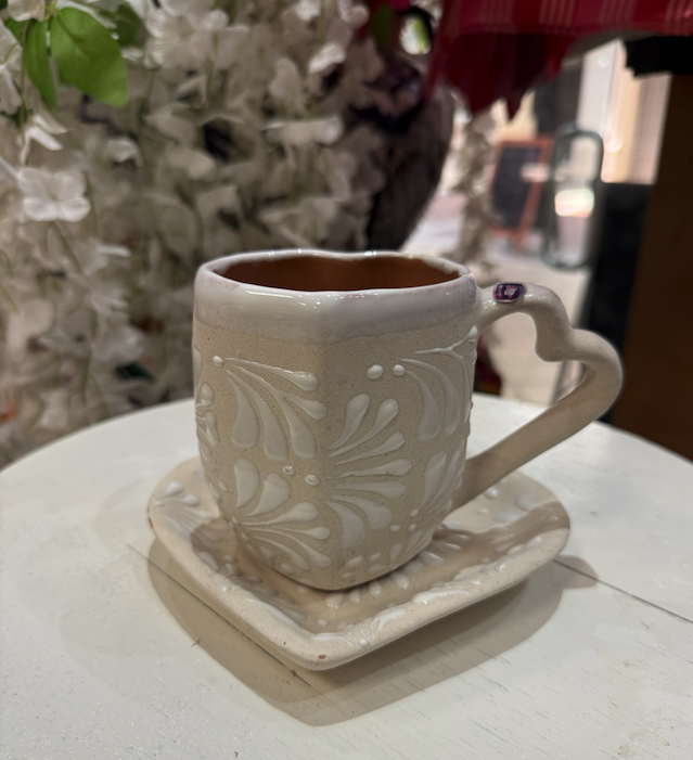 Cielito Lindo Corazon Taza y Plato